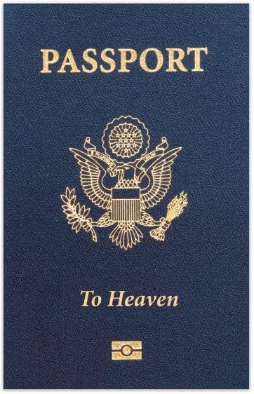 Passport To Heaven For Evangelizing (Gospel Tract - Packet of 100 - NIV) claimedbygoddesigns