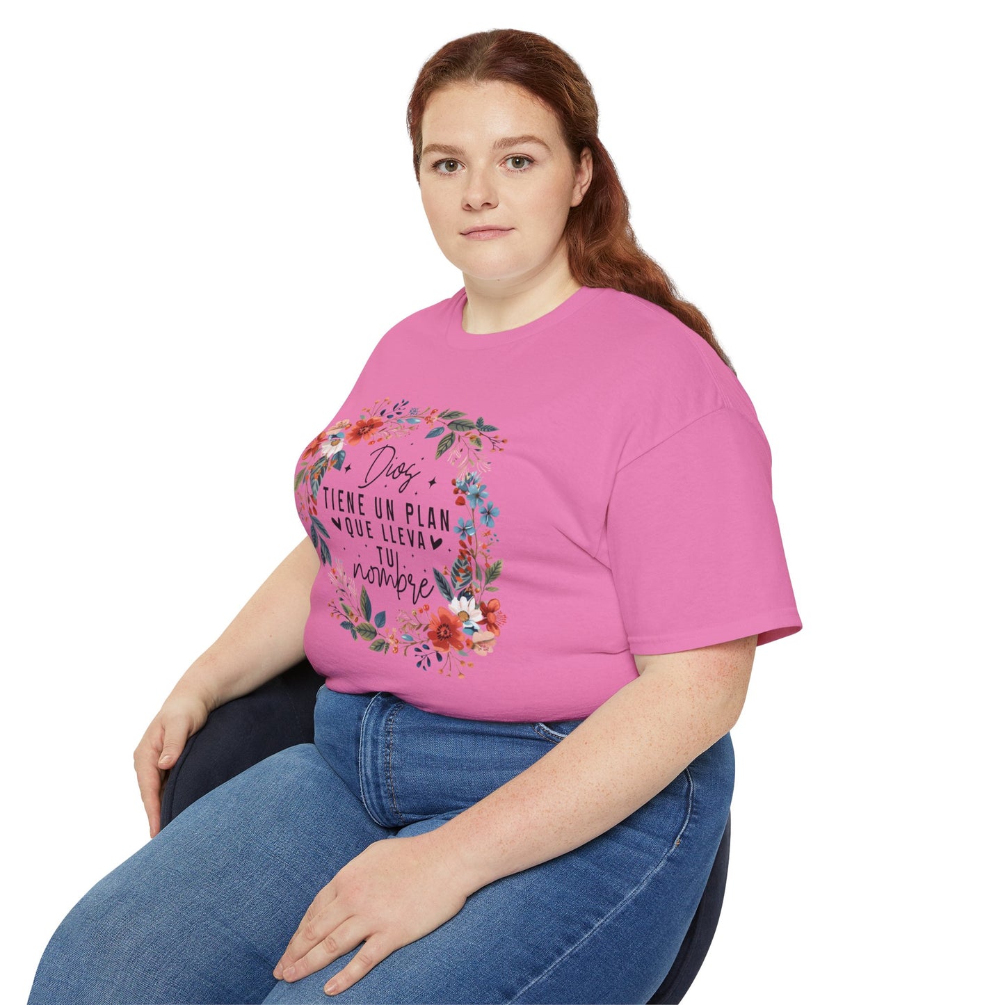 DIOS TIENE UN PLAN QUE LLEVA TU NOMBRE Christian Spanish Unisex T-shirt Printify