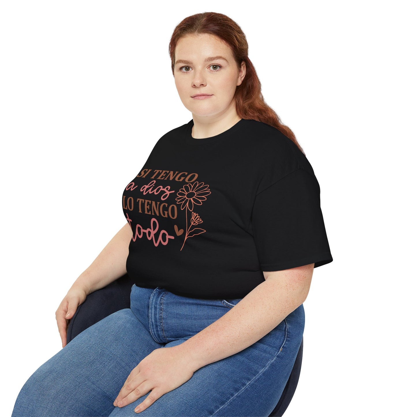 SI TENGO A DIOS LO TENGO TODO Christian Spanish Unisex T-shirt Printify