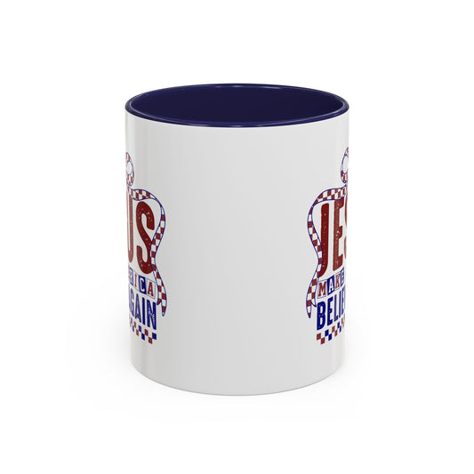 Inspirational Accent Coffee Mug, Faith-Based Mug, Christian Gift, Encouraging Mug, Religious Home Decor, Unique Coffee Cup