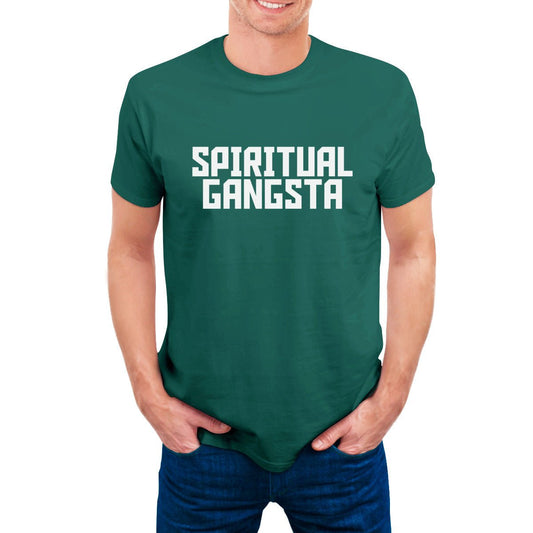 SPIRITUAL GANGSTA Men's Christian T-shirt - ClaimedbyGodDesigns