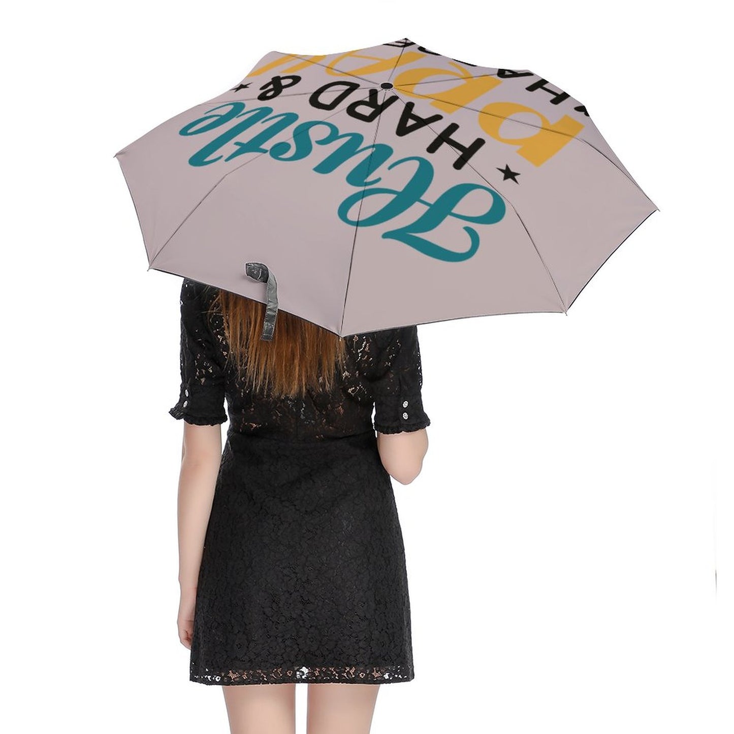 Hustle Hard And Pray Harder Christian Umbrella