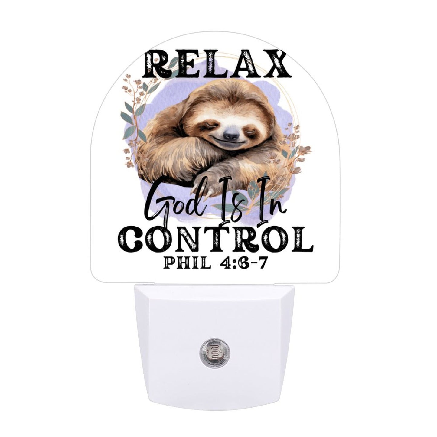 Relax He Is In Control Christian Night Light For Kids - ClaimedbyGodDesigns