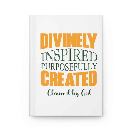 Divinely Inspired purposefully created Hardcover Journal Matte