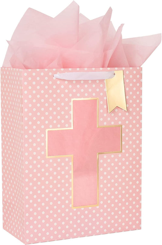 Religious Occasion Gift Bag for Baby Celebrations, Baptism, Holy Communion, Confirmation claimedbygoddesigns