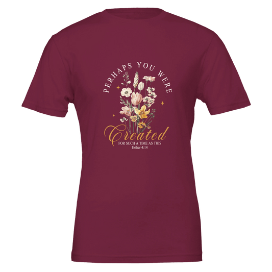 For Such A Time Women's Christian Crewneck T-shirt - ClaimedbyGodDesigns