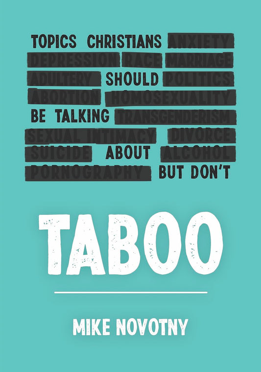 Taboo: Topics Christians Should Be Talking About But Don't Christian Game Night claimedbygoddesigns