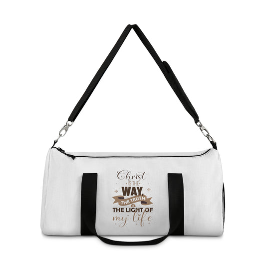 Christ Is The Way The Truth The Light Of My Life Christian Duffel Bag Printify