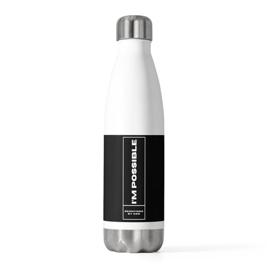 I'm Possible Redefined By God Christian Insulated Bottle Printify