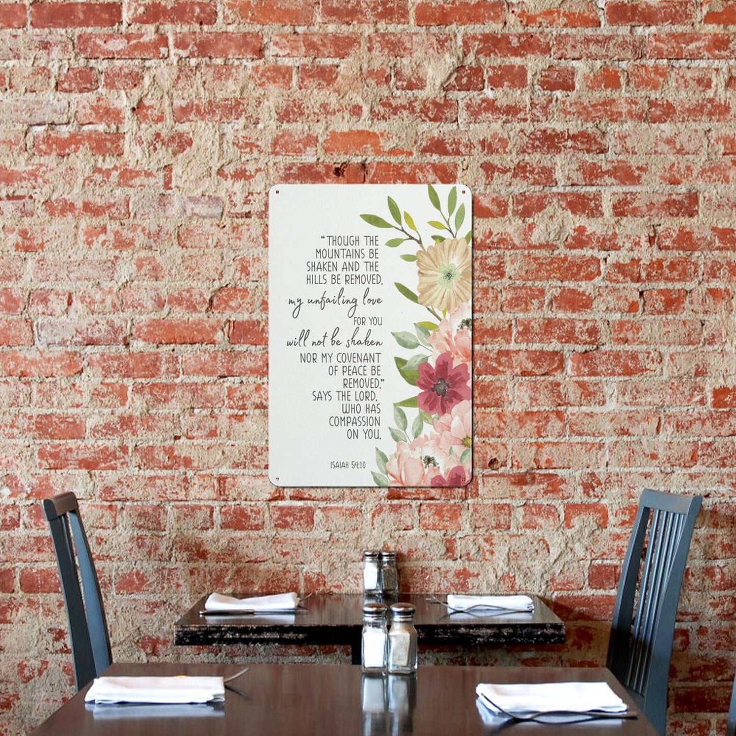 Unfailing Love Christian Metal Sign-11.8"x7.9"