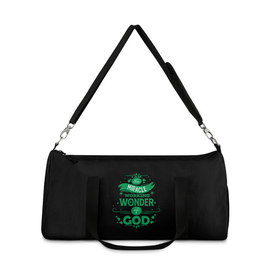 I Am The Miracle Working Wonder Of God Christian Duffel Bag Printify