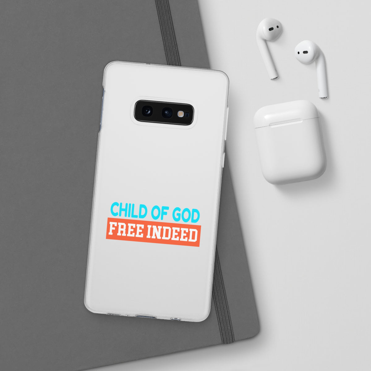 Child Of God Free Indeed Christian Flexi Phone Case Printify