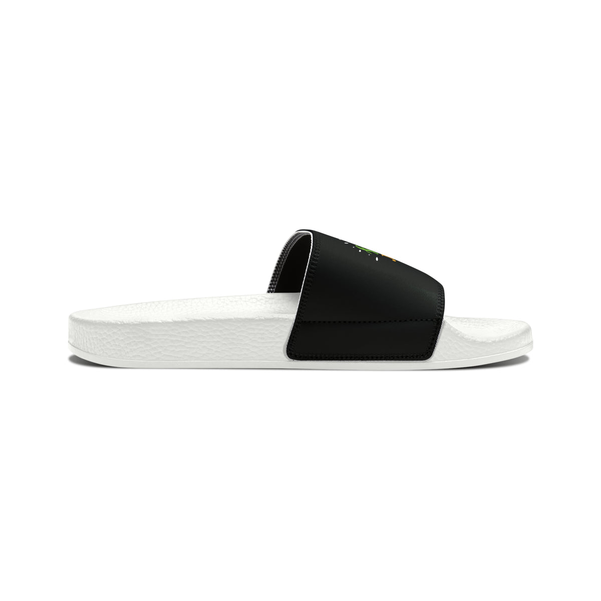Prayer Changes Outcomes Youth PU Christian Slide Sandals Printify