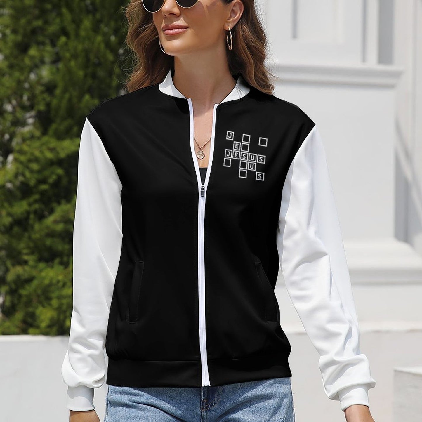 Women's Christian Zipper Jacket