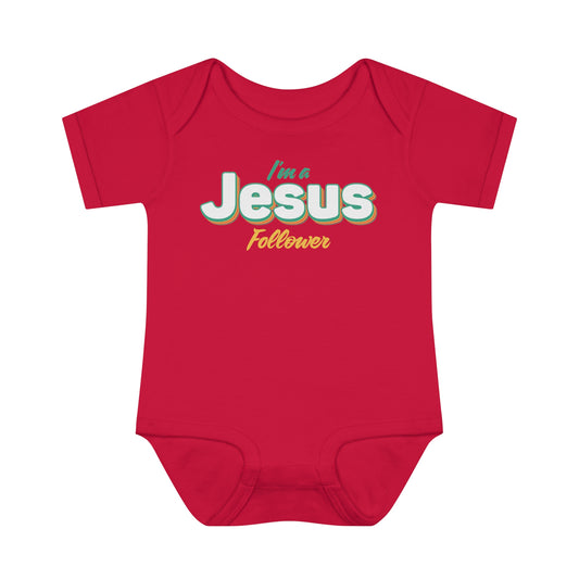I'm A Jesus Follower Christian Baby Onesie Printify