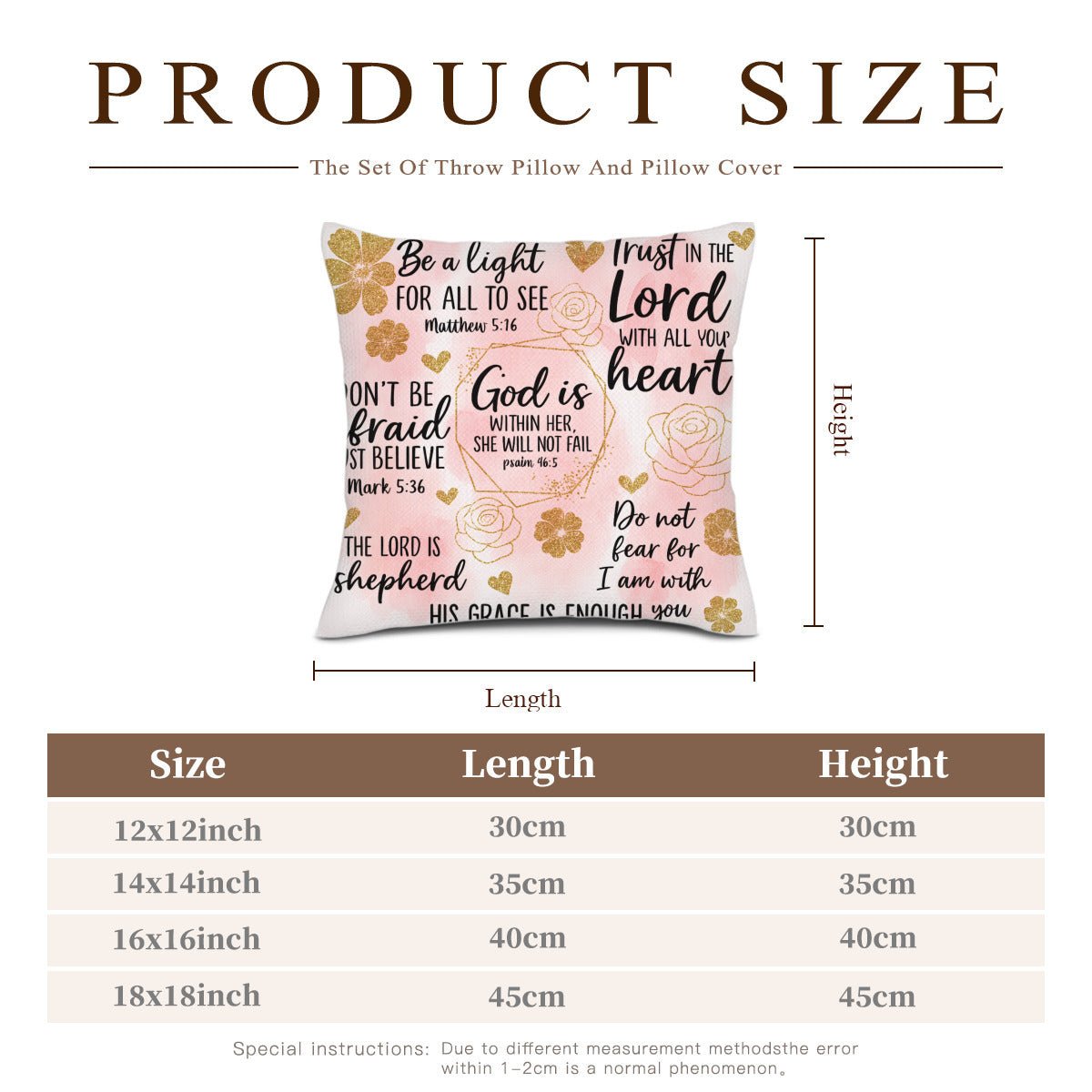 He Is Within Her Christian Throw Pillow - ClaimedbyGodDesigns