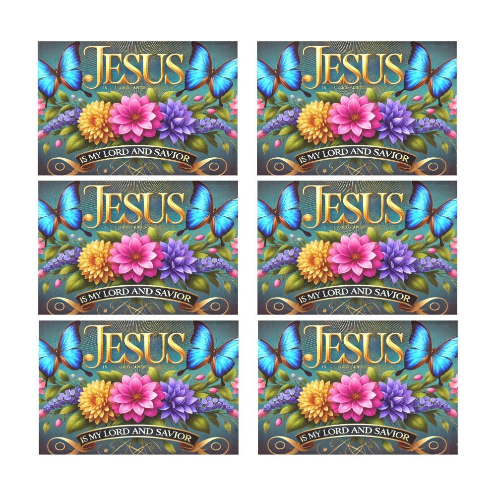 Lord And Savior Christian Placemat 12’’ x 18’’ (Set of 6) - ClaimedbyGodDesigns
