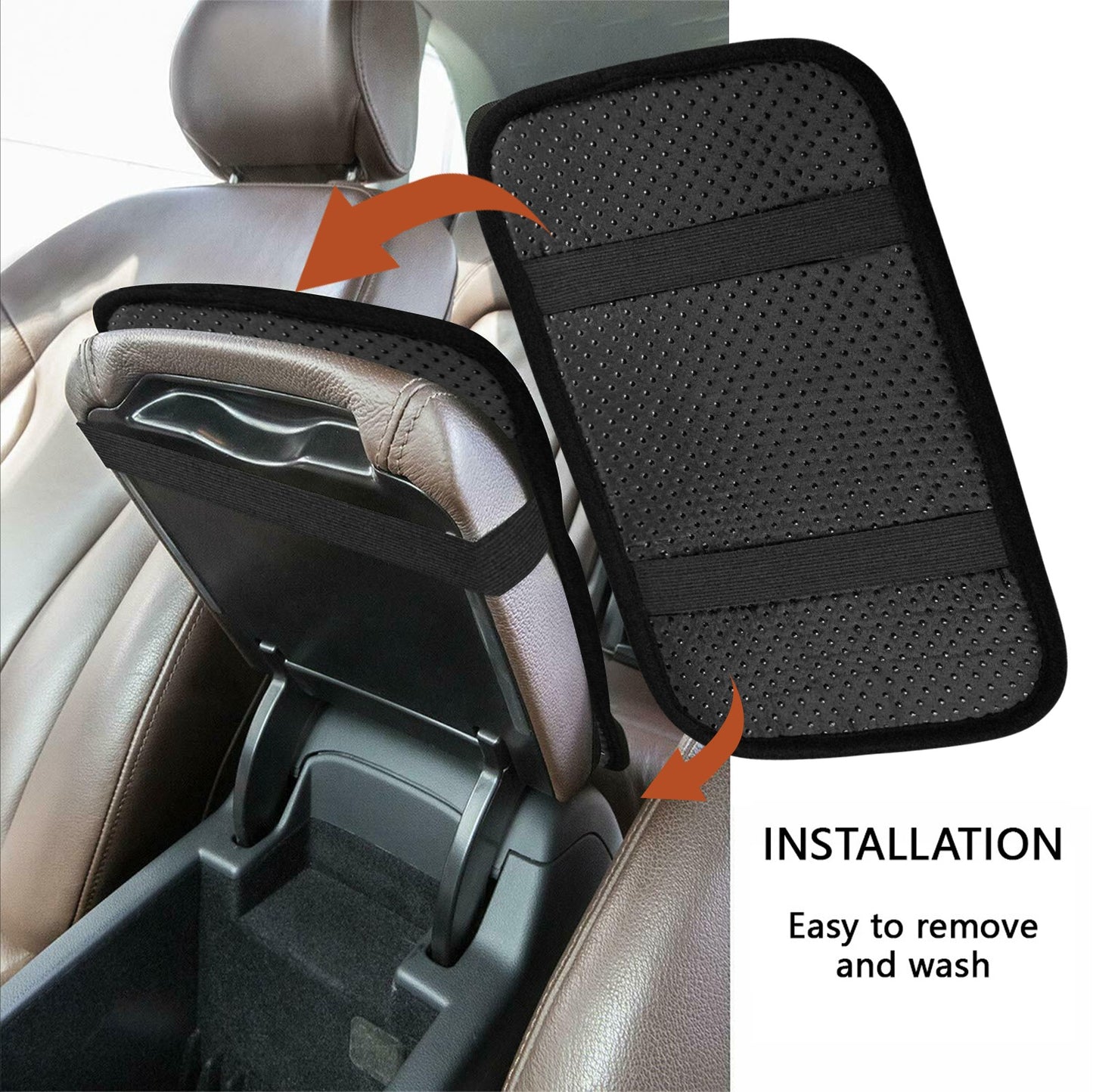 I Love Him Christian Car Armrest Cover - ClaimedbyGodDesigns