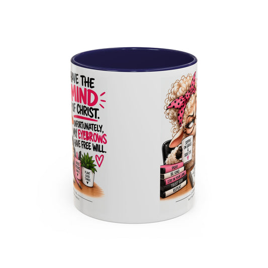 Christian Coffee Mug – "I Have the Mind of Christ" Funny Sheep Design (11/15 oz)