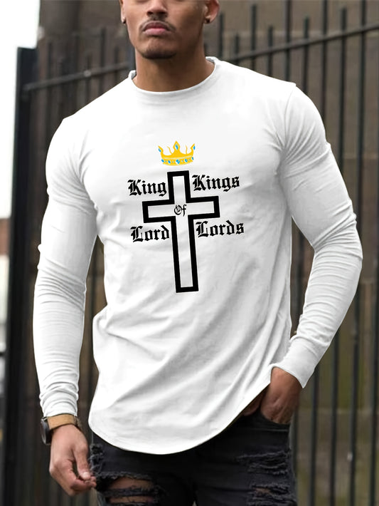 King Of Kings Lord Of Lords Men's Christian Pullover Sweatshirt claimedbygoddesigns