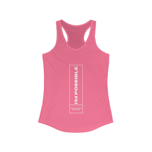 I'm Possible Redefined By God Slim Fit Tank-top Printify