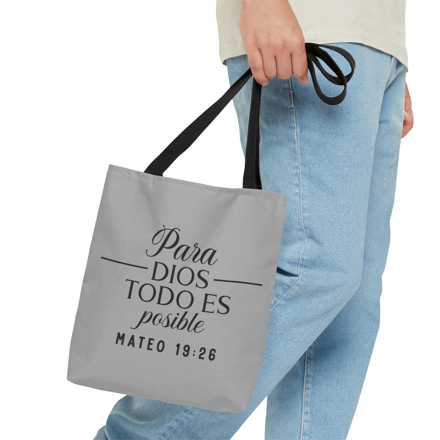 PARA DIOS TODO ES POSIBLE Christian SPANISH Tote Bag Printify
