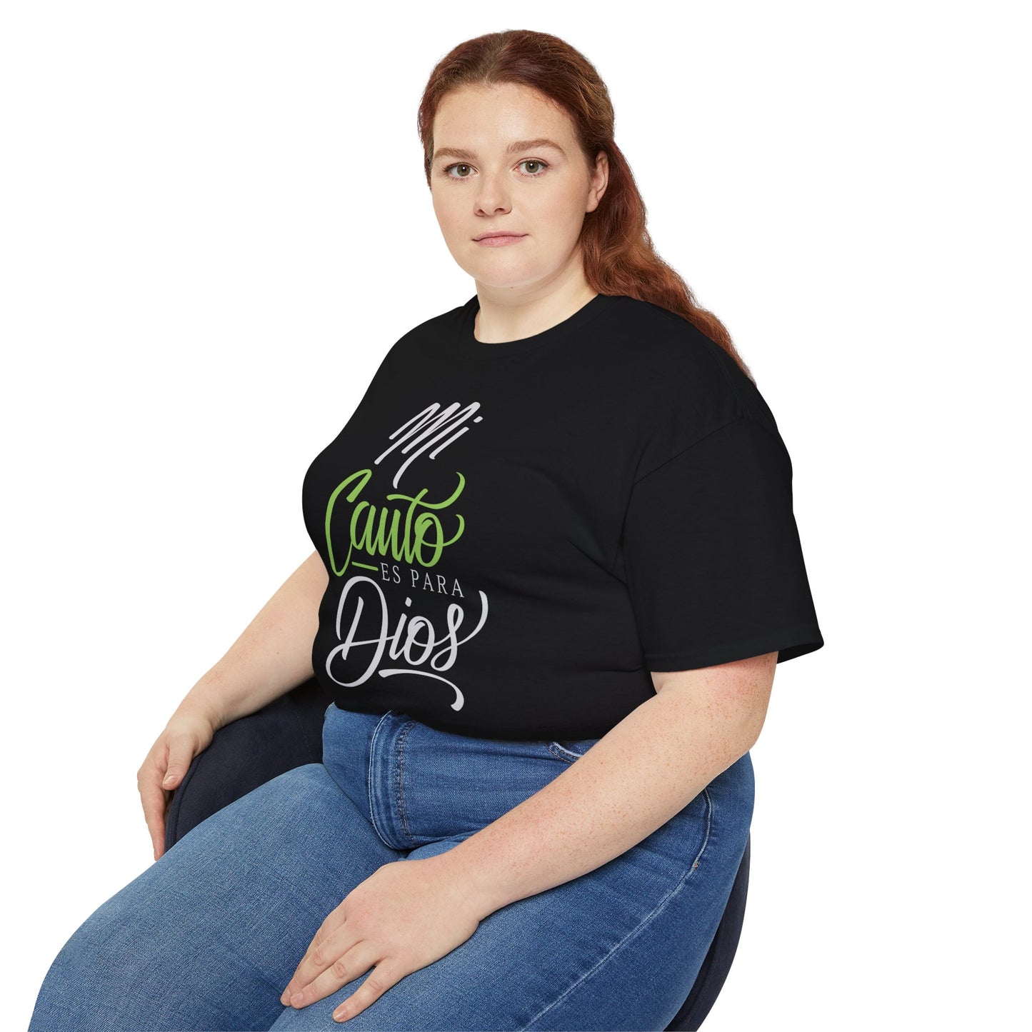 MI CANTO ES PARA DIOS Christian Spanish Unisex T-shirt Printify