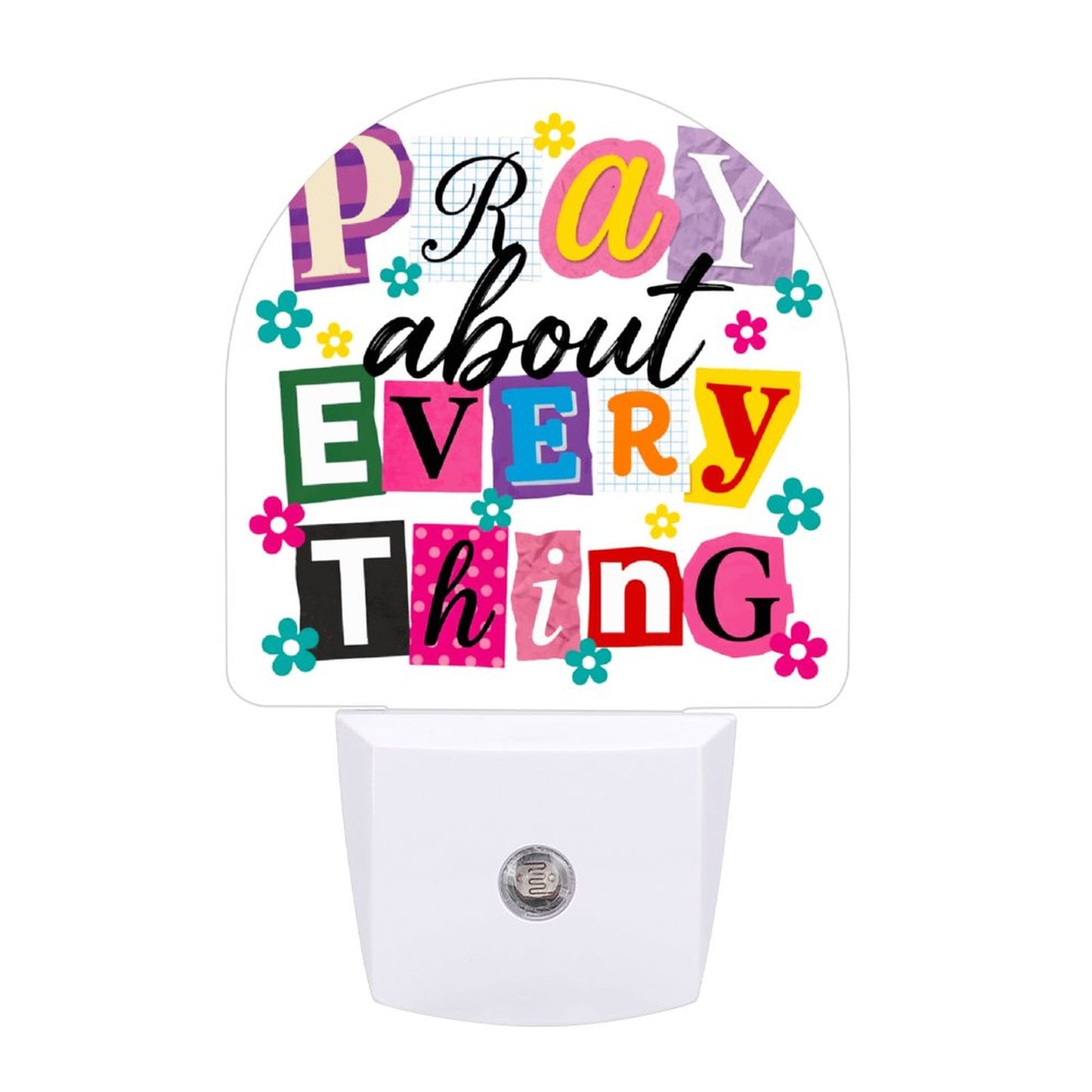 Pray About Everything Christian Night Light For Kids