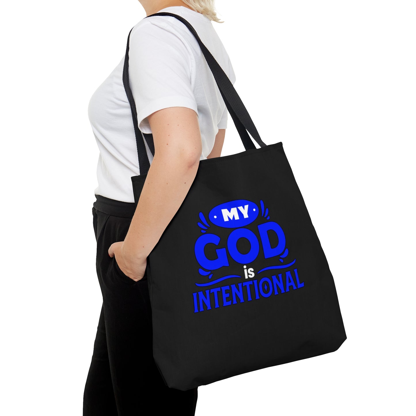 He Is Intentional Tote Bag