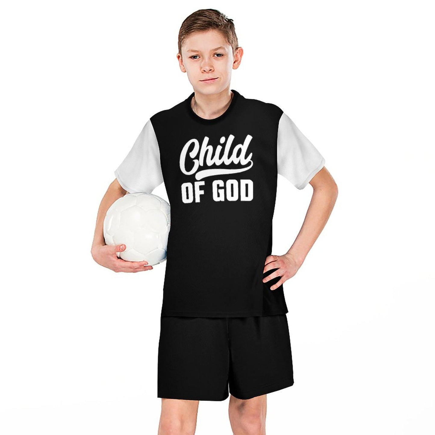 Child Of God Youth Christian Summer Casual Outfit Shorts Set SALE-Personal Design