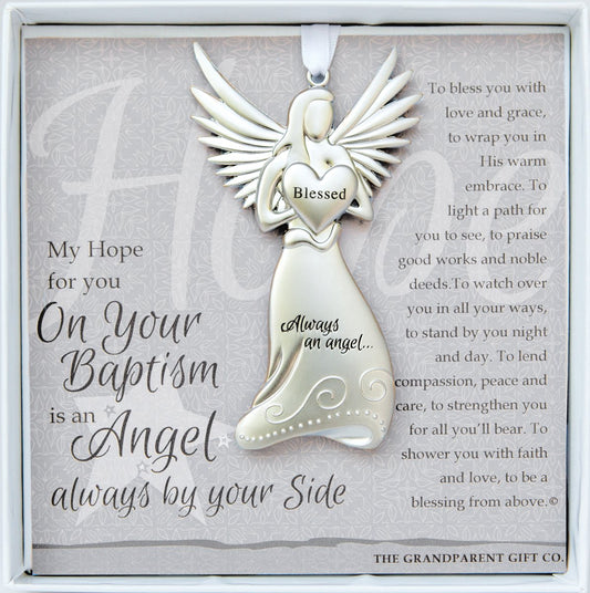 Baptism Keepsake Guardian Angel Gift for Infant or Child For Baptism, Holy Communion, Confirmation claimedbygoddesigns
