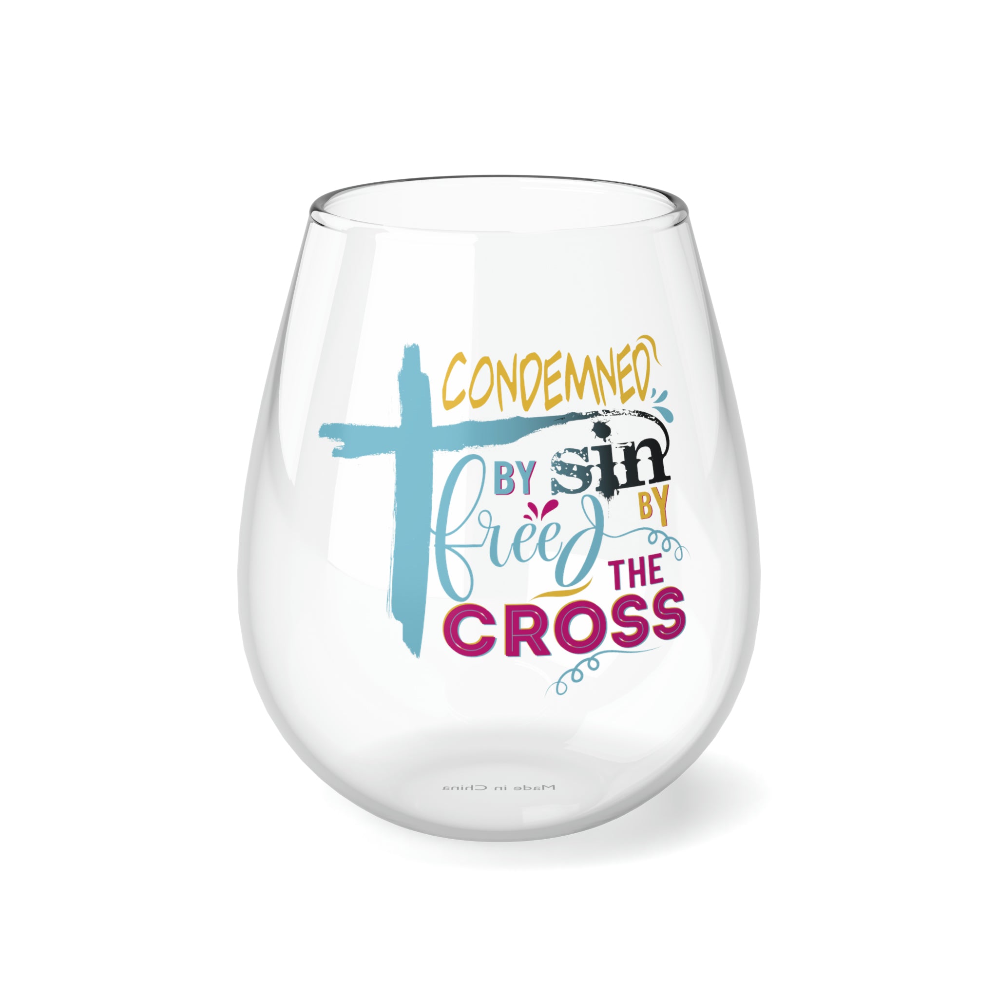 I Pair Well With Wine, Funny Stemless Wine Glass, 11.75oz