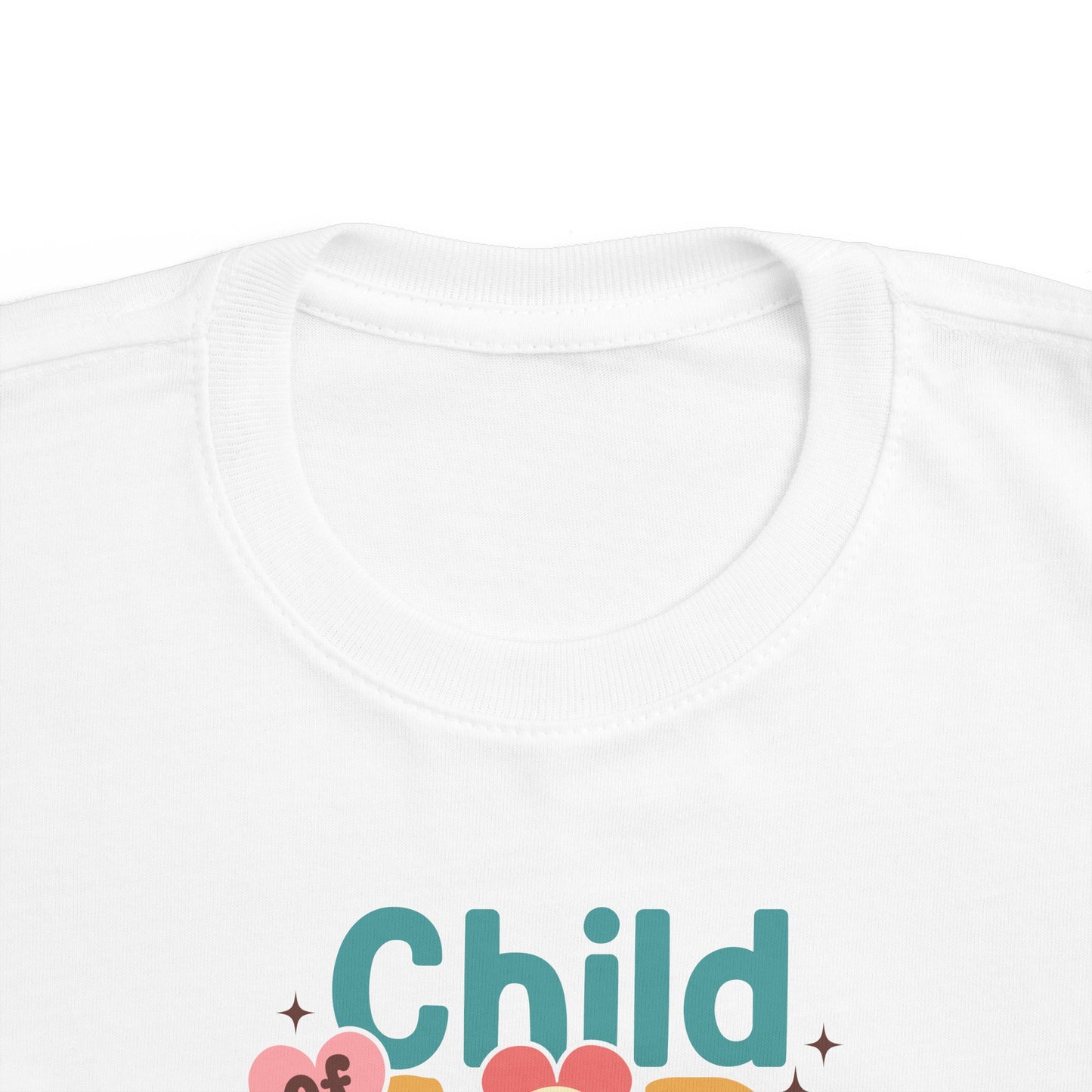 Child of God (flower) Toddler's Christian T-shirt Printify