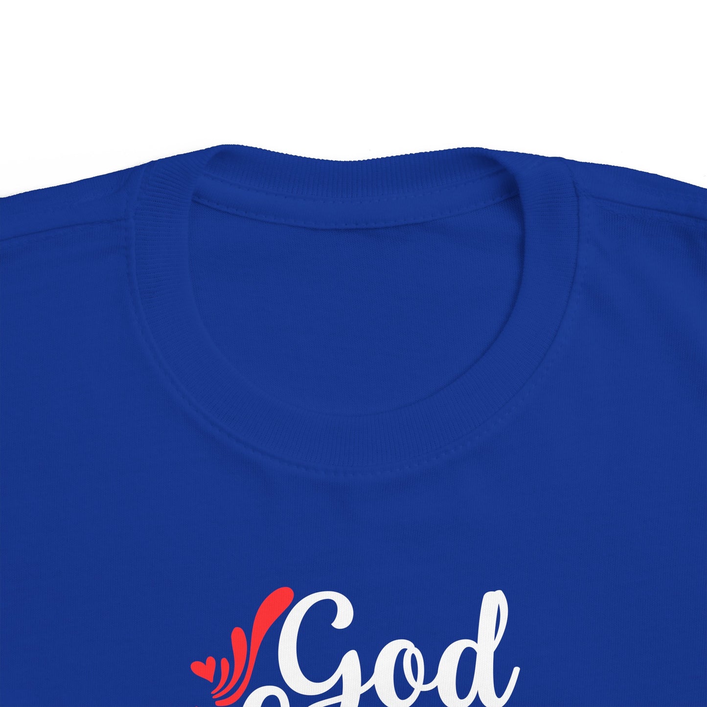 God Is Love Toddler's Christian T-shirt Printify