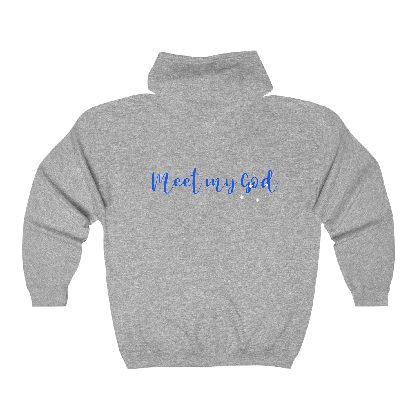 Problems Meet Him Unisex Heavy Blend Full Zip Hooded Sweatshirt