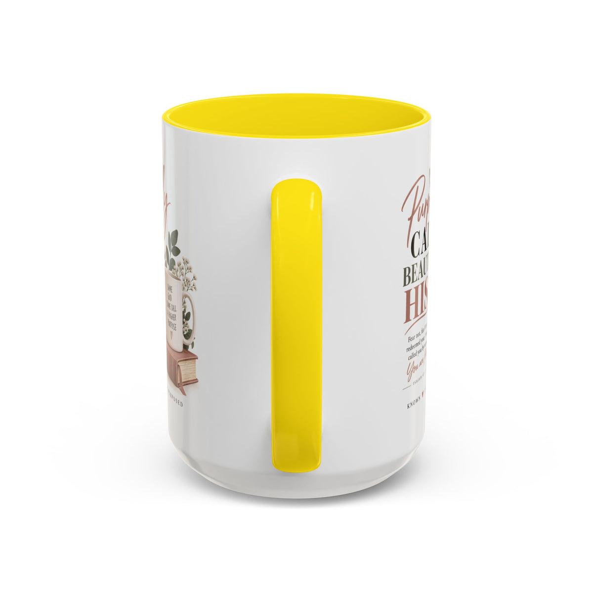 Purposefully Called, Beautifully His Accent Coffee Mug — Christian Inspirational 11/15oz
