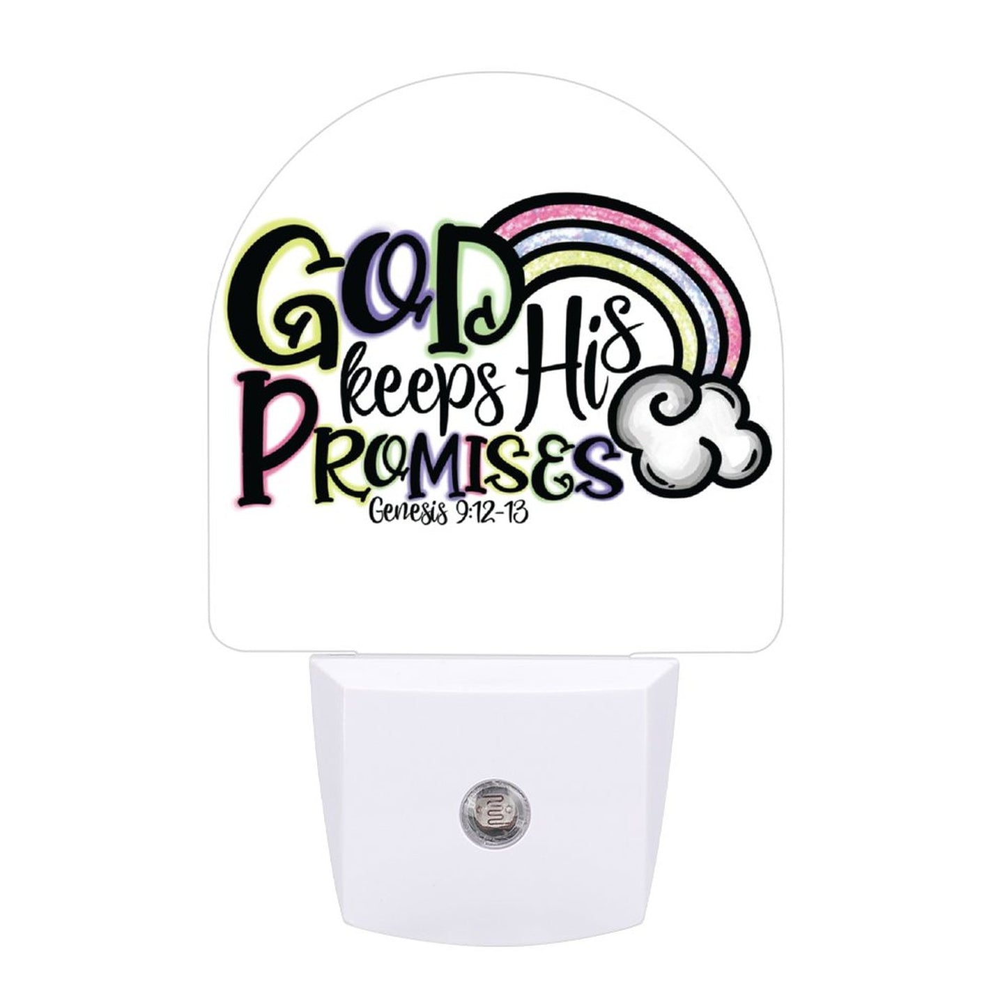 He Keeps His Promises Christian Night Light For Kids - ClaimedbyGodDesigns