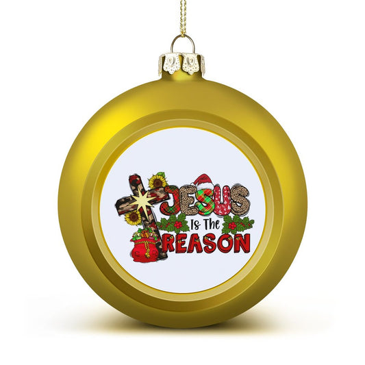 He Is The Reason Christian Christmas Tree Hanging Ball