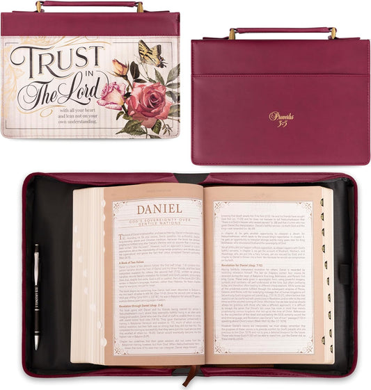 Trust in The Lord  Christian Bible Cover claimedbygoddesigns