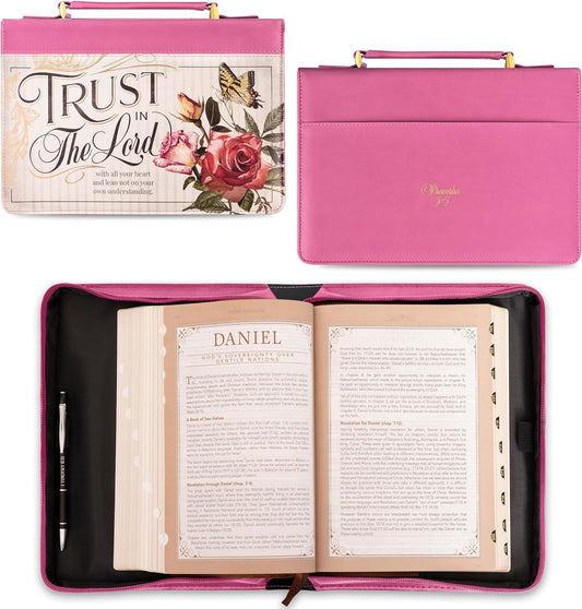 Trust in The Lord Christian Bible Cover claimedbygoddesigns