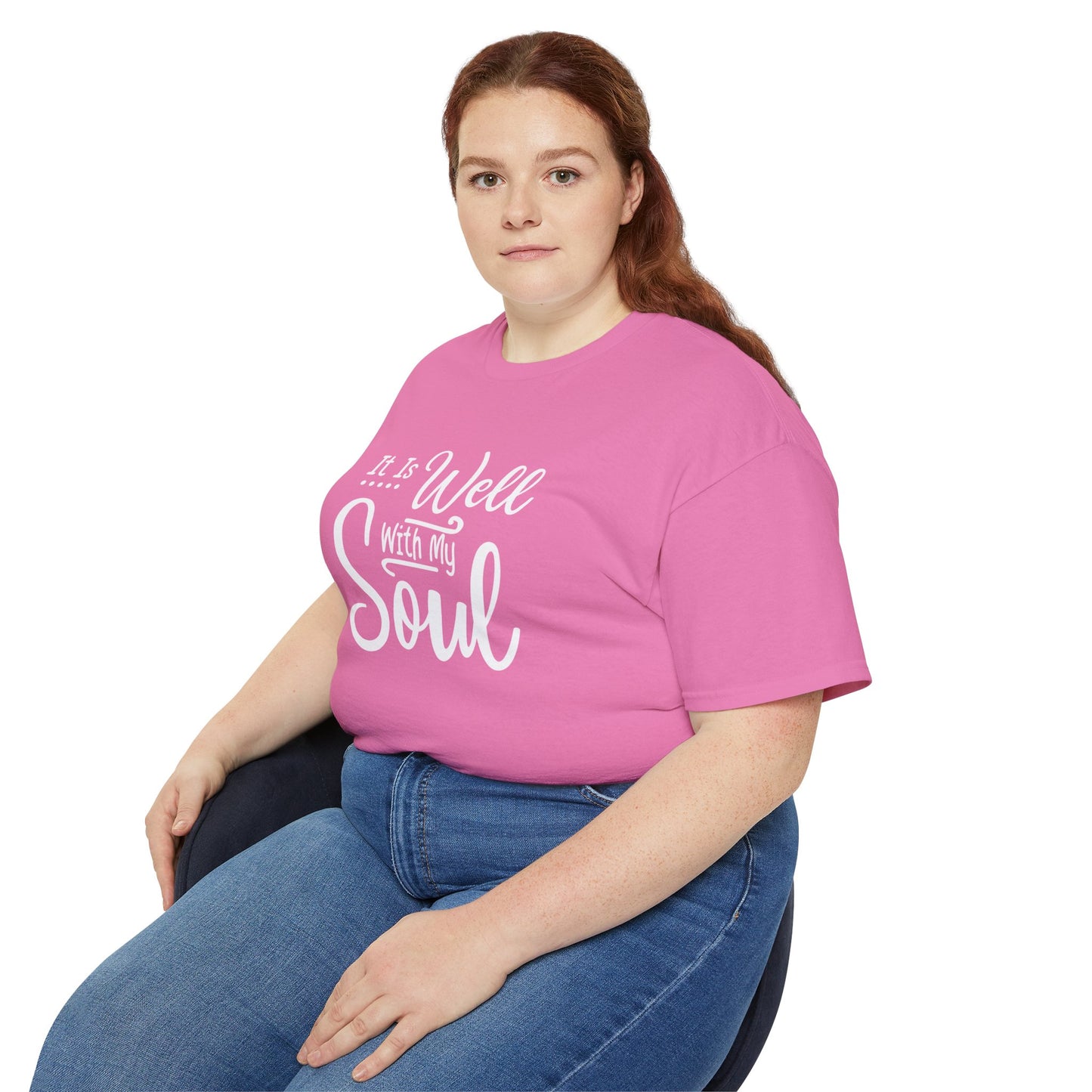 It Is Well With My Soul Unisex Christian Ultra Cotton Tee Printify