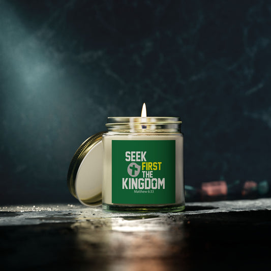 Seek First The Kingdom Christian Scented Candle (4oz, 9oz)