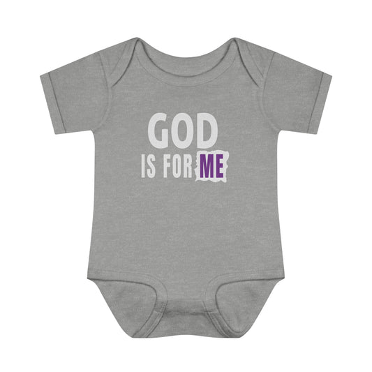 God Is For Me Christian Baby Onesie Printify