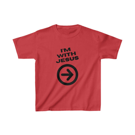 I'm With Him Youth Christian T-Shirt