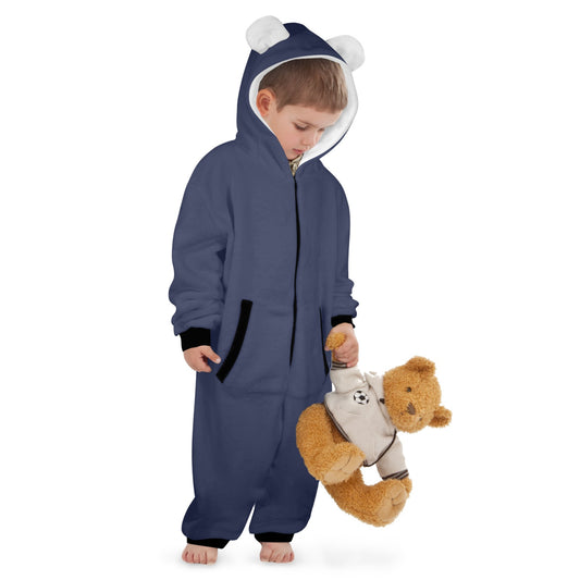 He Saves One - Piece Zip up Hooded Pajamas for Little Kids (Toddler) - ClaimedbyGodDesigns