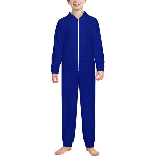 He Is My Superhero Toddler & Youth Christian Flannel Footless Zip up Jumpsuit Pajama Jumpsuit