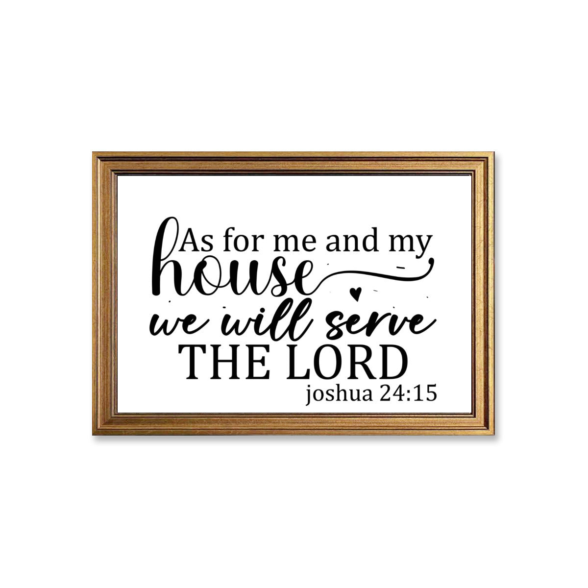 As for me and my house we will serve Christian Canvas - ClaimedbyGodDesigns