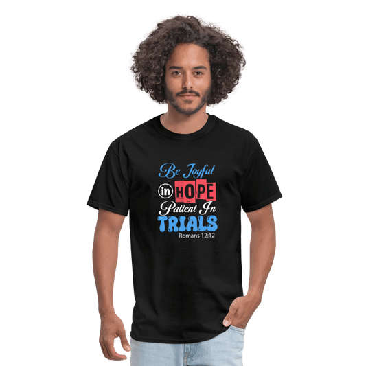 Be Joyful Christian Unisex Classic T-Shirt - ClaimedbyGodDesigns