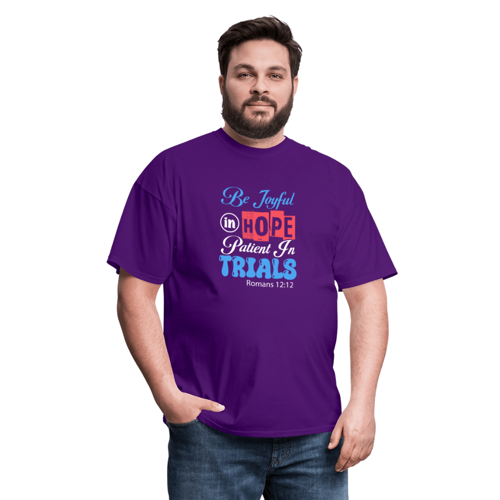 Be Joyful Christian Unisex Classic T-Shirt - ClaimedbyGodDesigns