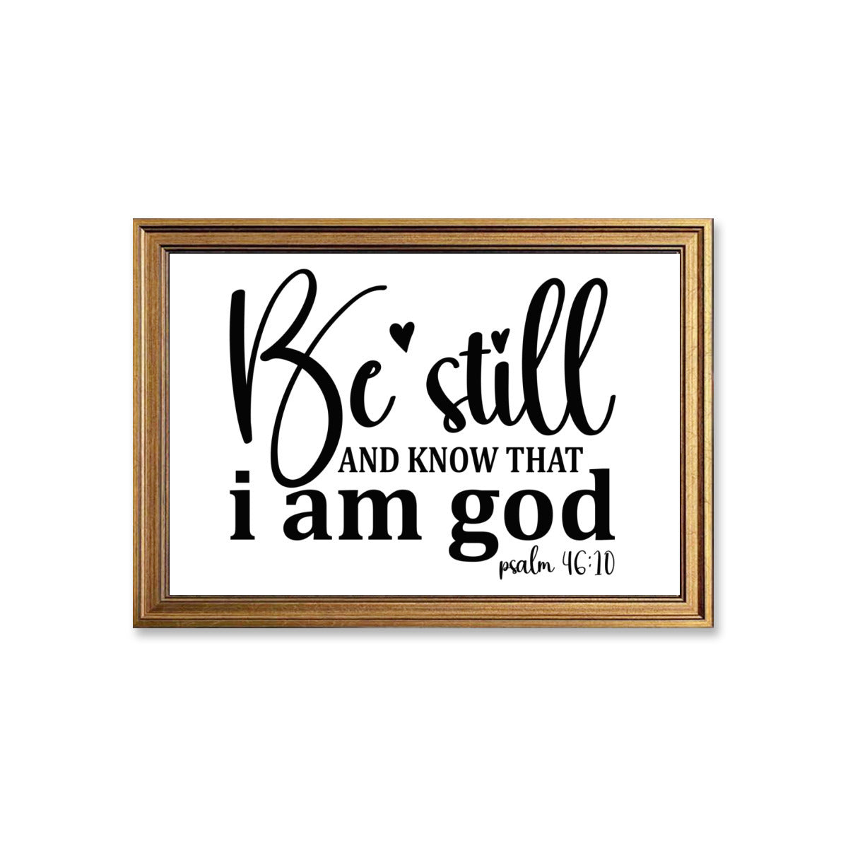 Be still and know Christian Canvas - ClaimedbyGodDesigns